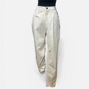 Vintage Ruff Hewn White Denim Mom Jeans Size 12